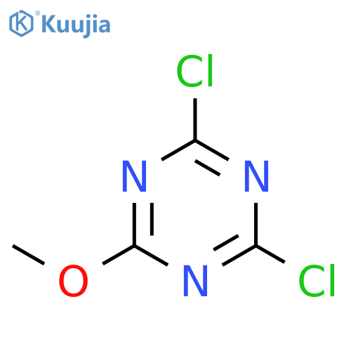 2,4-Dichloro-6-methoxy-1,3,5-triazine structure
