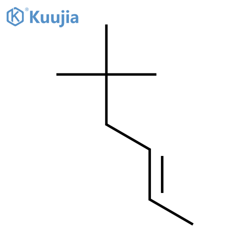 5,5-dimethyl-2-hexene structure