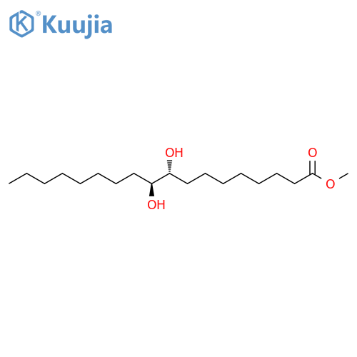 Octadecanoic acid, 9,10-dihydroxy-, methyl ester, (9R,10S)-rel- structure