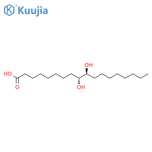 9R,10S-Dihydroxy-stearic acid structure