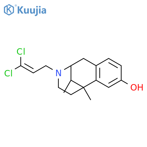 3-(3,3-dichloroprop-2-en-1-yl)-6,11-dimethyl-1,2,3,4,5,6-hexahydro-2,6-methano-3-benzazocin-8-ol structure
