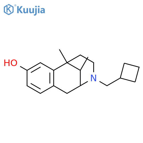 2,6-Methano-3-benzazocin-8-ol,3-(cyclobutylmethyl)-1,2,3,4,5,6-hexahydro-6,11-dimethyl- structure