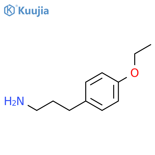 3-(4-Ethoxyphenyl)-1-propanamine structure