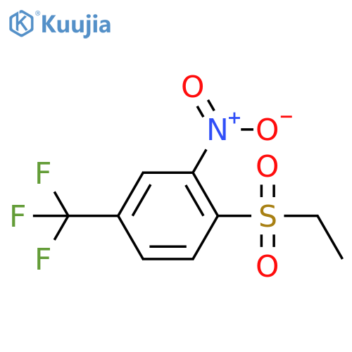 Benzene,1-(ethylsulfonyl)-2-nitro-4-(trifluoromethyl)- structure