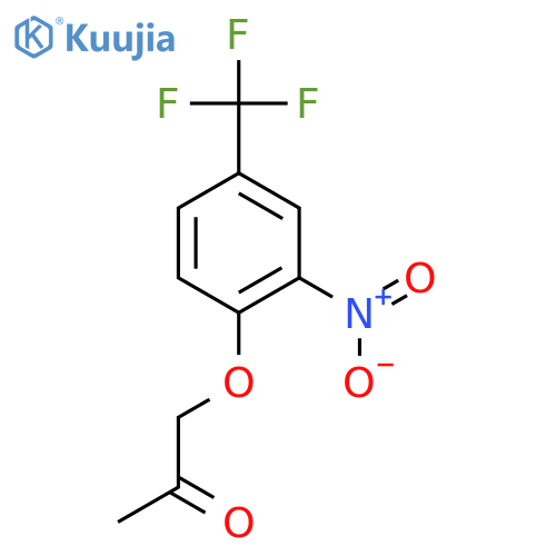 2-Propanone, 1-[2-nitro-4-(trifluoromethyl)phenoxy]- structure