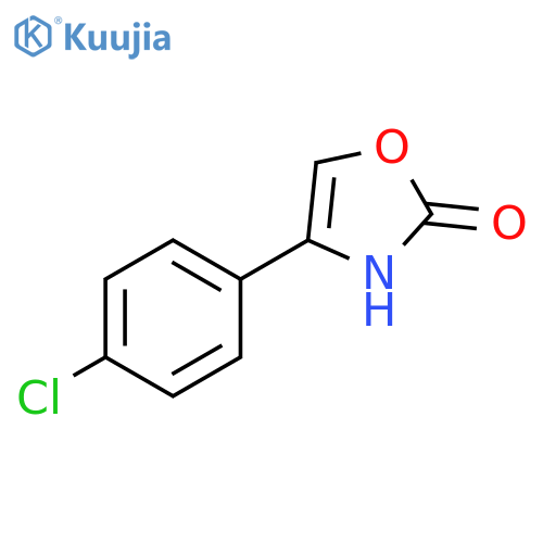 4-(4-chlorophenyl)-2,3-dihydro-1,3-oxazol-2-one structure