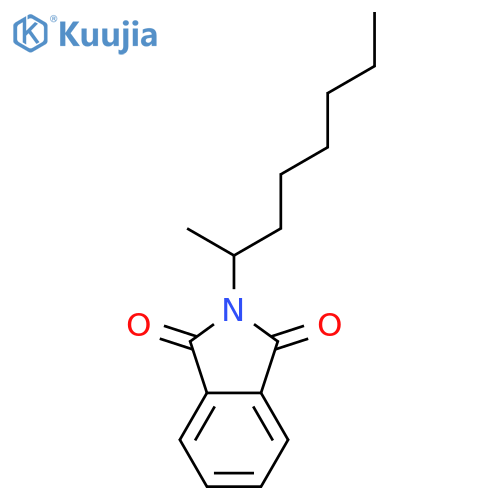 2-octan-2-ylisoindole-1,3-dione structure