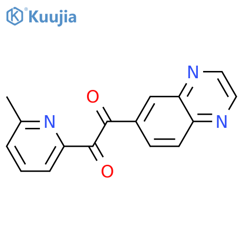 1,2-Ethanedione, 1-(6-Methyl-2-pyridinyl)-2-(6-quinoxalinyl)- structure