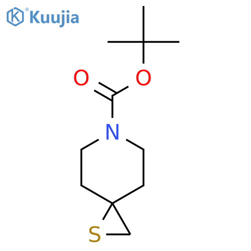 tert-butyl 1-thia-6-azaspiro2.5octane-6-carboxylate structure