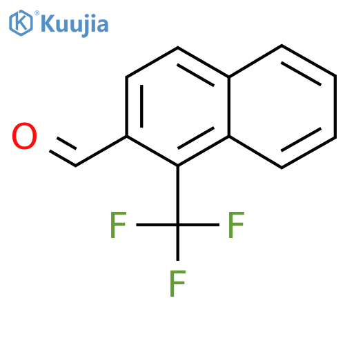 1-(Trifluoromethyl)naphthalene-2-carboxaldehyde structure