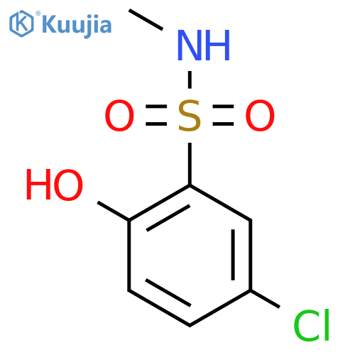Benzenesulfonamide, 5-chloro-2-hydroxy-N-methyl- structure