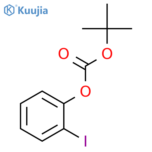 Carbonic acid, 1,1-dimethylethyl 2-iodophenyl ester structure