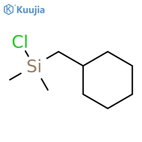 Silane, chloro(cyclohexylmethyl)dimethyl- structure