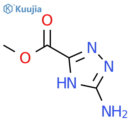 Methyl 5-amino-1H-1,2,4-triazole-3-carboxylate structure