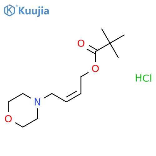 Propanoic acid,2,2-dimethyl-, 4-(4-morpholinyl)-2-butenyl ester, hydrochloride, (Z)- (9CI) structure