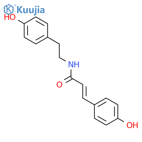 N-p-trans-Coumaroyltyramine structure
