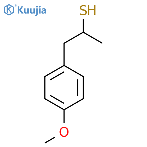 1-(4-Methoxyphenyl)propane-2-thiol structure