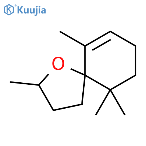 2,6,10,10-Tetramethyl-1-oxaspiro4.5dec-6-ene structure