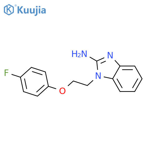 1-(2-(4-Fluorophenoxy)ethyl)-1H-benzo[d]imidazol-2-amine structure