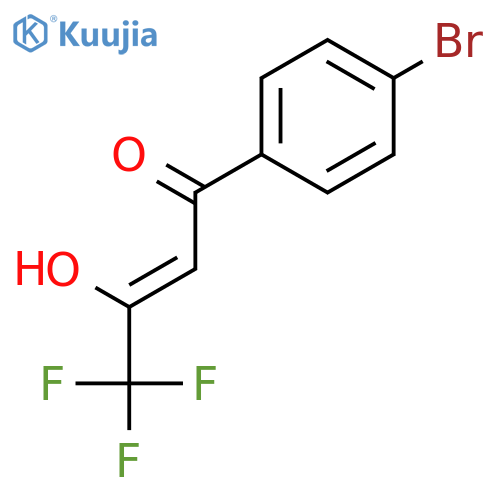 2-Buten-1-one, 1-(4-bromophenyl)-4,4,4-trifluoro-3-hydroxy- structure