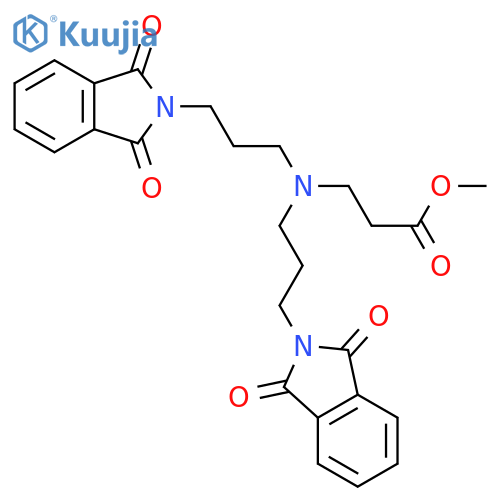 Methyl 3-(bis(3-(1,3-dioxoisoindolin-2-yl)propyl)amino)propanoate structure
