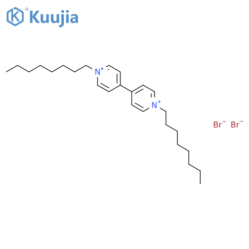 1-Octyl-4-(1-octylpyridin-1-ium-4-yl)pyridin-1-ium Dibromide structure