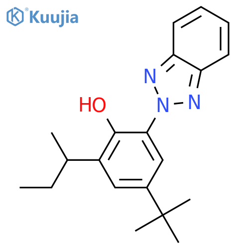 2-(2H-Benzotriazol-2-yl)-4-(tert-butyl)-6-(sec-butyl)phenol structure