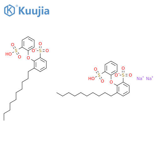 Benzenesulfonic acid,decyl(sulfophenoxy)-, sodium salt (1:2) structure