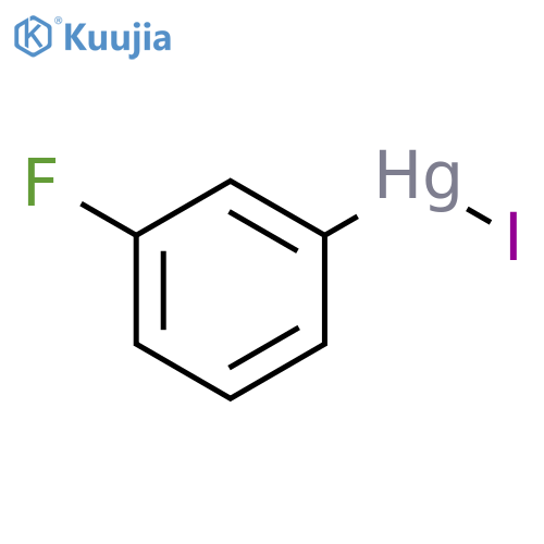 Mercury, (3-fluorophenyl)iodo- structure