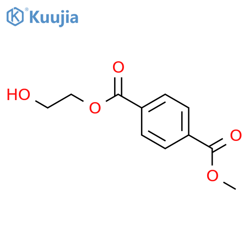 2-Hydroxyethyl methyl terephthalate structure