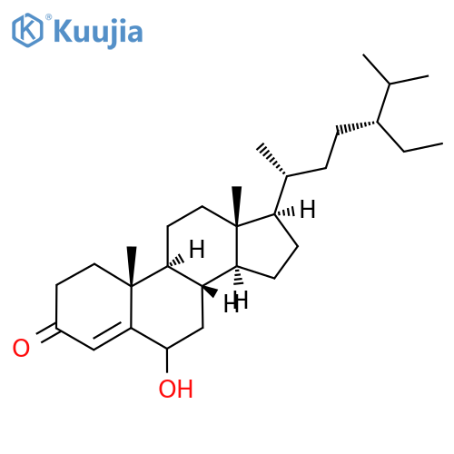 6beta-Hydroxystigmast-4-en-3-one structure
