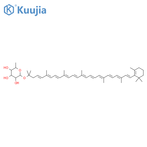 Myxocoxanthin; O-α-L-Rhamnopyranoside structure