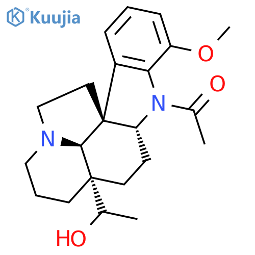 1-[(1R,9R,12S,19S)-12-(1-Hydroxyethyl)-6-methoxy-8,16-diazapentacyclo[10.6.1.01,9.02,7.016,19]nonadeca-2(7),3,5-trien-8-yl]ethanone structure