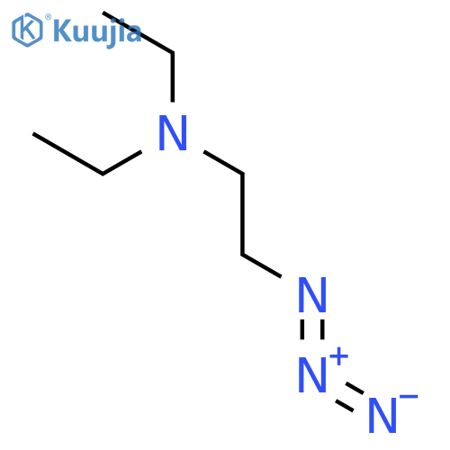 (2-azidoethyl)diethylamine structure