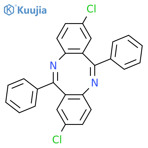 2,8-Dichloro-6,12-diphenyldibenzob,f1,5diazocine structure