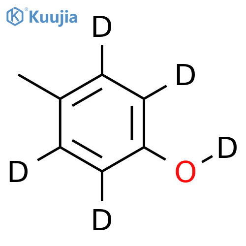 p-Cres-2,3,5,6-d4-ol-d(7CI,8CI) structure