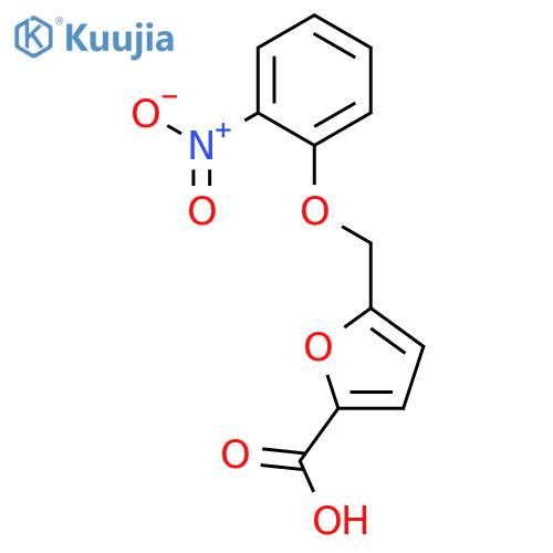 5-(2-Nitrophenoxy)methyl-2-furoic Acid structure