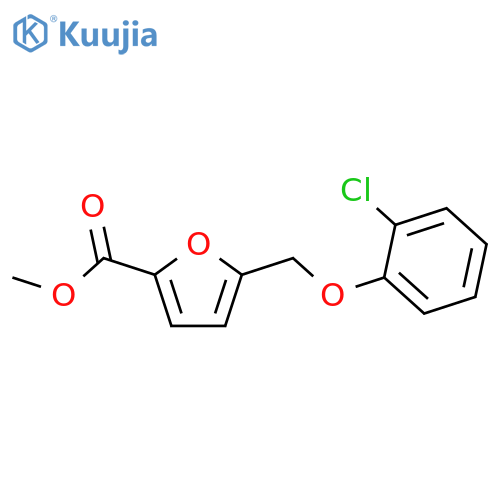Methyl 5-(2-Chlorophenoxy)methyl-2-furoate structure