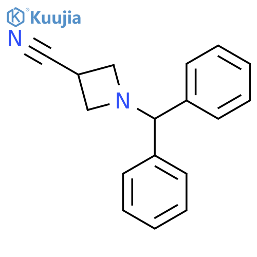 1-Benzhydrylazetidine-3-carbonitrile structure