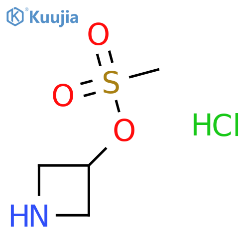 azetidin-3-yl methanesulfonate hydrochloride structure