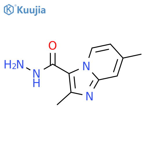 2,7-dimethyl-Imidazo[1,2-a]pyridine-3-carboxylic acid hydrazide structure