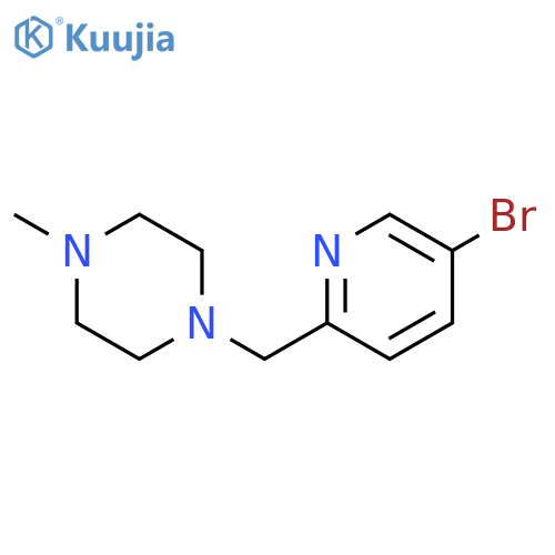 Piperazine, 1-[(5-bromo-2-pyridinyl)methyl]-4-methyl- structure