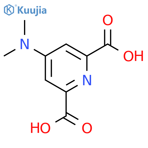 4-(dimethylamino)pyridine-2,6-dicarboxylic Acid structure