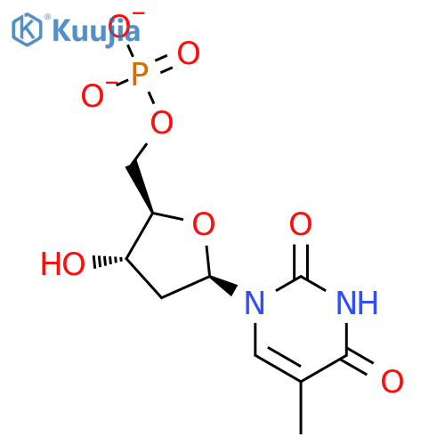 Thymidine-5'-monophosphoric acid structure