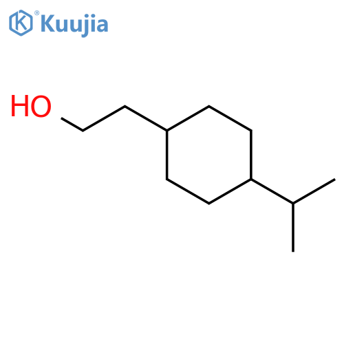 Cyclohexaneethanol,4-(1-methylethyl)- structure