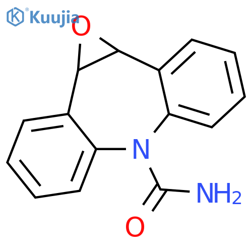 1a,10b-dihydro-6H-dibenzo[b,f]oxireno[2,3-d]azepine-6-carboxamide structure