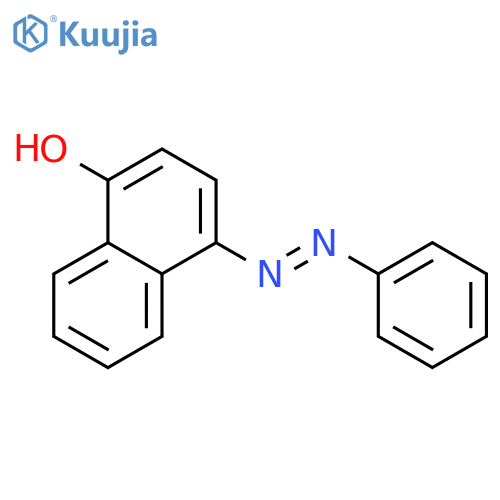 1-Naphthalenol,4-(2-phenyldiazenyl)- structure