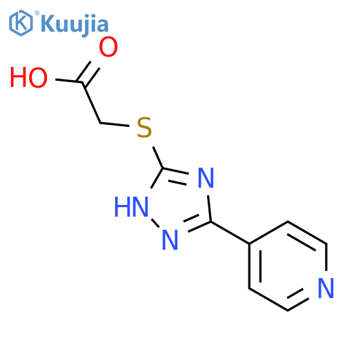 (5-Pyridin-4-yl-4 H -[1,2,4]triazol-3-ylsulfanyl)-acetic acid structure