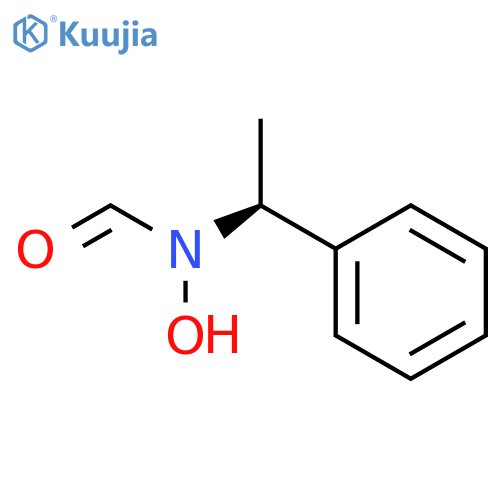 Formamide, N-hydroxy-N-[(1S)-1-phenylethyl]- structure