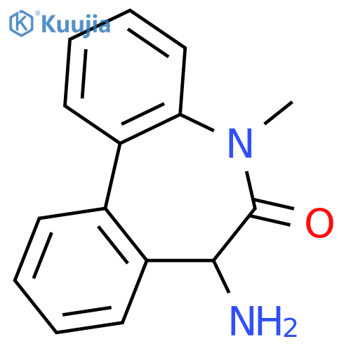 (7S)-7-Amino-5,7-dihydro-5-methyl-6H-dibenzb,dazepin-6-one structure
